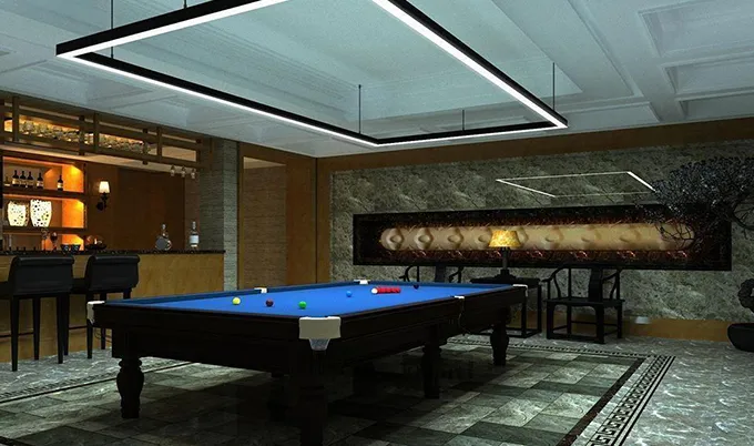 Customized Billiard Table Lighting Solution