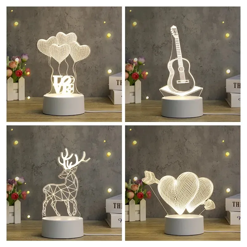 3d Acrylic Night Light Lamp