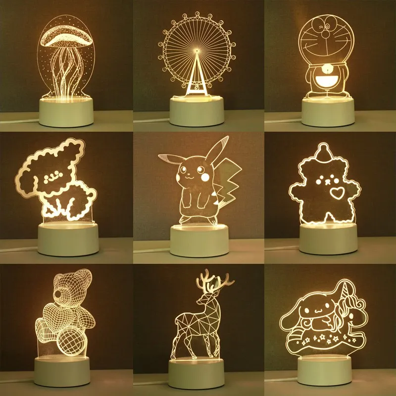 3d Acrylic Night Light Lamp