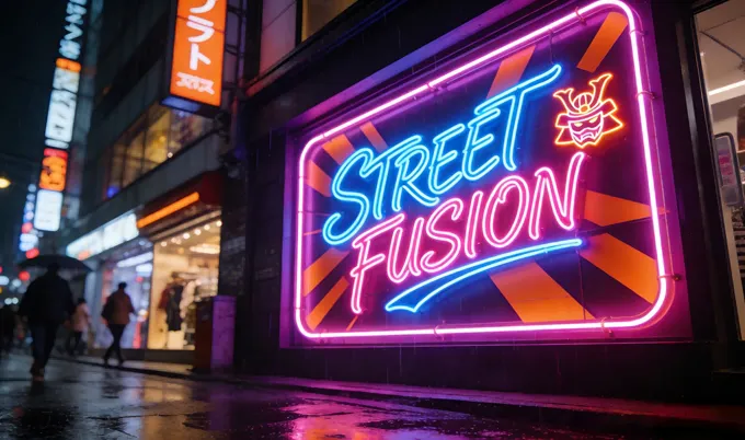 Custom Flexible Neon LED Sign for a Tokyo Retail Store