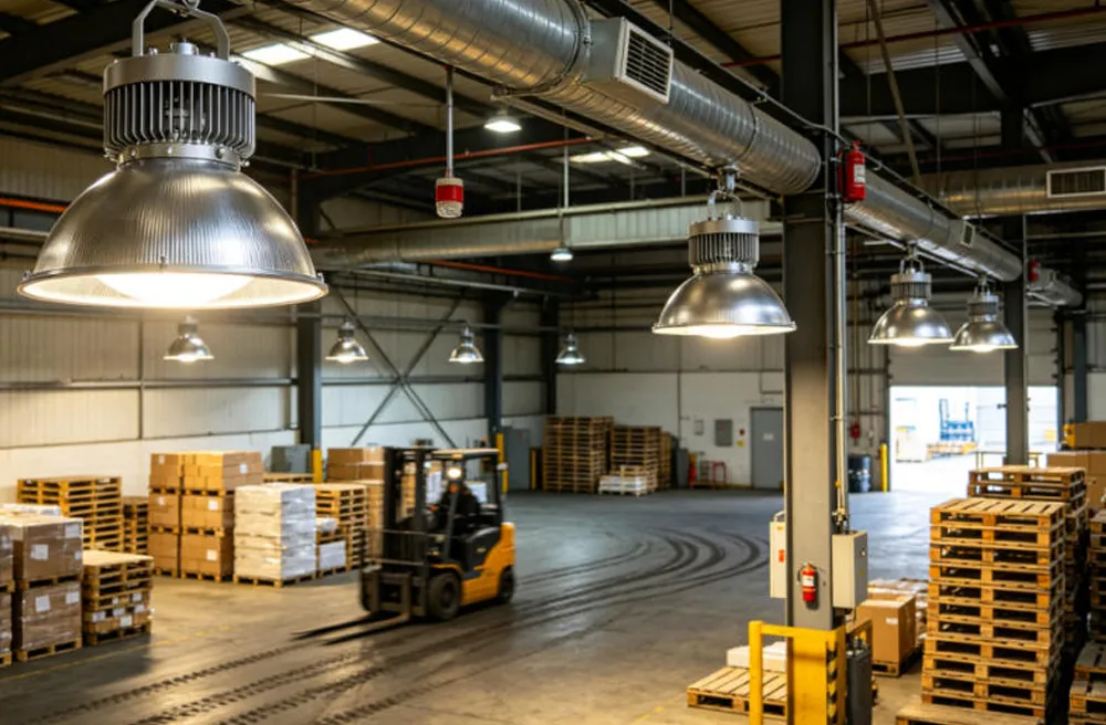 Energy Efficiency Comparison – LED High Bay vs. Metal Halide