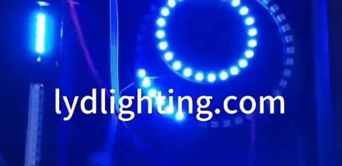 Custom LED Light Box for Washing Machine – MCU Control, WS2812B, Dynamic RGB Effects